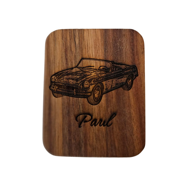 1 Stück Raclette-Brettchen mit Familien-Wappen