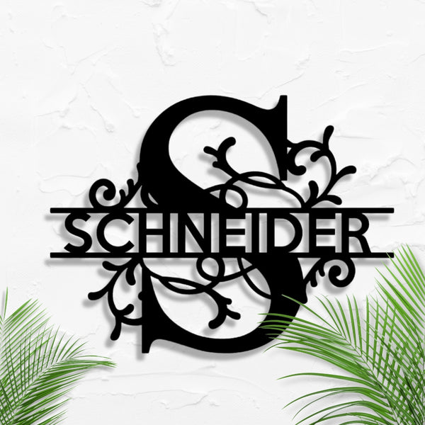 Namens Monogramm Einzeilig Personalisierbar
